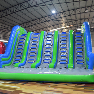 Customized logo gym gymnastics inflatable air tumble track